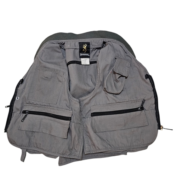 Browning Gray Utility Vest - Picture 4 of 7